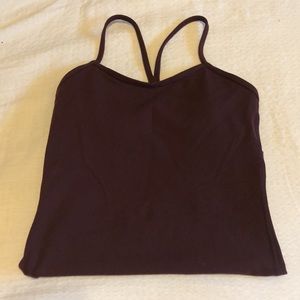 Maroon Lululemon Y tank